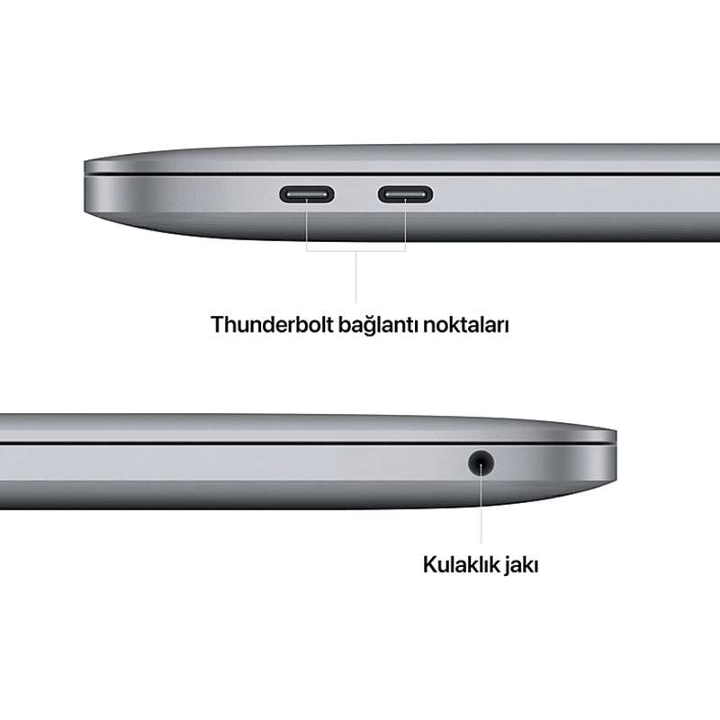 Macbook Pro M2 8 GB 512 GB SSD 13.3" Uzay Grisi MNEJ3TU/A